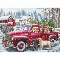 Набор для вышивания "Рождественская доставка" (320х470 мм)