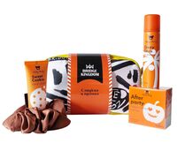 Подарочный набор "Сладкая и пряная" (сухой шампунь, патчи, крем для рук, резинка)