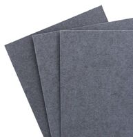 Фетр листовой жесткий "Astra&Craft" (20х30 см; графит; 3 листа)