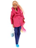 Кукла "София беременная двойней. В розовом пальто"