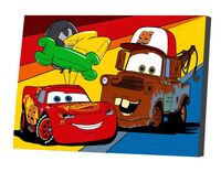 Картина по номерам "Молния Маккуин и Мэтр" (200х300 мм)