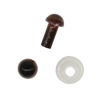 Глазки для игрушек (5 мм; 24 шт.; коричневый)