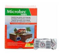 Таблетки для септиков и выгребных ям "Microbec" (20 г)