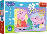 Пазл "Отважный Счастливые свинки. Свинка Пеппа" (60 элементов)