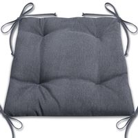 Подушка на стул "Анита" (42х42 см; серая)