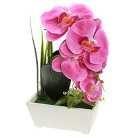 Цветок искусственный "Орхидея" (280 мм; фуксия)