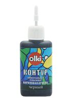 Контур акриловый "Olki" (черный; 20 мл)
