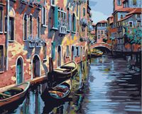 Картина по номерам "Маленькая Венеция" (400х500 мм)