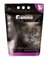 Наполнитель для кошачьего туалета "Gamma. Впитывающий" (5 л)