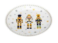 Тарелка фарфоровая "Новогодняя" (270 мм)