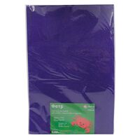 Фетр листовой жесткий (40х60 см; темно-фиолетовый)