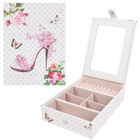 Шкатулка для украшений "Туфелька и France" (24х18х6 см)