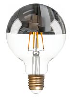 Лампа светодиодная ART G95Хром 7W/3000/E27