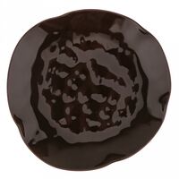 Тарелка мелкая фарфоровая "Шоколад" (200х200х30 мм)