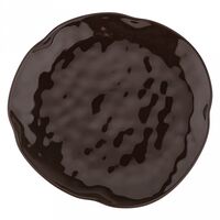 Тарелка мелкая фарфоровая "Шоколад" (250х233х24 мм)