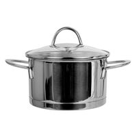 Кастрюля металлическая с крышкой 1,9 л "Хани"