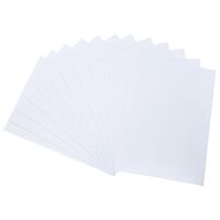 Фетр листовой жесткий (20х30 см; белый; 12 листов)