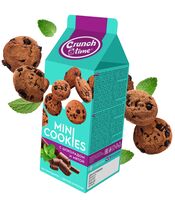 Печенье "Mini Cookies. С мятой и шоколадными дропсами" (130 г)