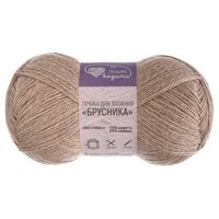 Пряжа носочная "Брусника №818" (100 г; 400 м; бежевый)