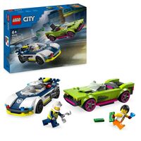LEGO City "Погоня за полицейской машиной и спортивным автомобилем"