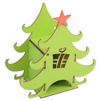 Шкатулка для чая "Новогодняя Ёлочка" (21х20,3х10,5 см)