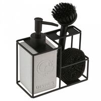 Набор для ванной комнаты "Kitchen" (4 предмета; серый меланж)