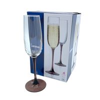 Набор бокалов для шампанского "Allegresse Lilac" (4 шт.)