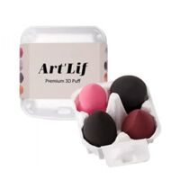 Набор спонжей для макияжа "Art'Lif Premium 3D Puff" (4 шт.)