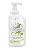 Пена для мытья посуды, овощей и фруктов "Eco Crispi. С ценными маслами белого хлопка" (550 мл)