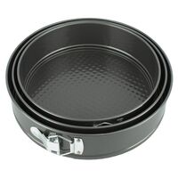 Форма для выпекания алюминиевая со съёмным дном (3 шт.)