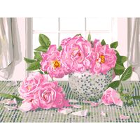 Картина по номерам "Садовые розы" (300х400 мм)