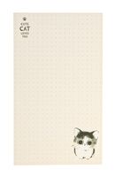 Блок для записей "Cute cats" (10х17 см; 50 листов)