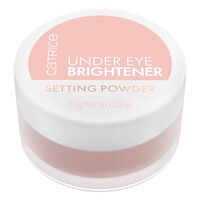 Рассыпчатая пудра для кожи вокруг глаз "Brightener Setting Powder" тон: 010, light rose