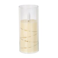 Светильник декоративный "Свеча в стакане" (12,5 см)