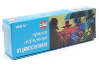 Краски акриловые "Olki №2" (12 цветов)