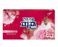 Кондиционер-салфетки для сушки белья в сушильной машине "Dryer Sheet Flower Festival" (40 листов)
