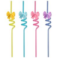 Трубочки для коктейля "Банты" (4 шт.)