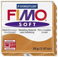 Глина полимерная "FIMO Soft" (коньяк; 56 г)