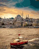 Картина по номерам "Белоснежный Стамбул" (400х500 мм)