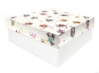 Подарочная коробка "Забавные коты" (24х24х10 см)