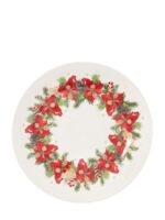 Тарелка фарфоровая "Новогоднее настроение" (255 мм)