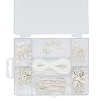 Набор фурнитуры для украшений (серебро)