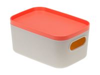 Ящик для хранения с крышкой "Инфинити" (коралловый; 14х7х9,5 см)