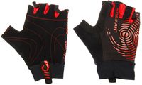 Перчатки велосипедные "SCG 46-0336" (S; чёрно-красные)