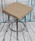 Подушка на стул "Velours Cuadro" (33х33 см; кофейная)