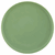 Тарелка мелкая фарфоровая "Эстетик" (255 мм; зеленый)