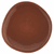 Тарелка мелкая фарфоровая "Стоун" (270 мм; какао)