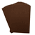 Фетр листовой жесткий (20х30 см; тёмно-коричневый; 12 листов)