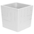 Цветочный горшок "Квадро" (3,3 л; белый)