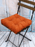 Подушка на стул "Velours" (40х40 см; оранжевая)